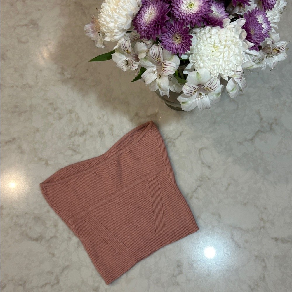 NWT WeWoreWhat Ribbed Tube Top - Picture 7 of 10